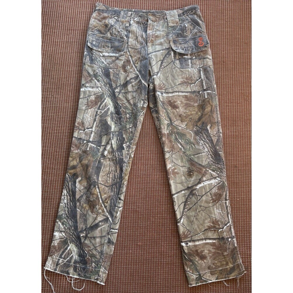 SHE Outdoor Apparel Realtree Xtra Camo Cargo Pants Womens L Hunting Fishing